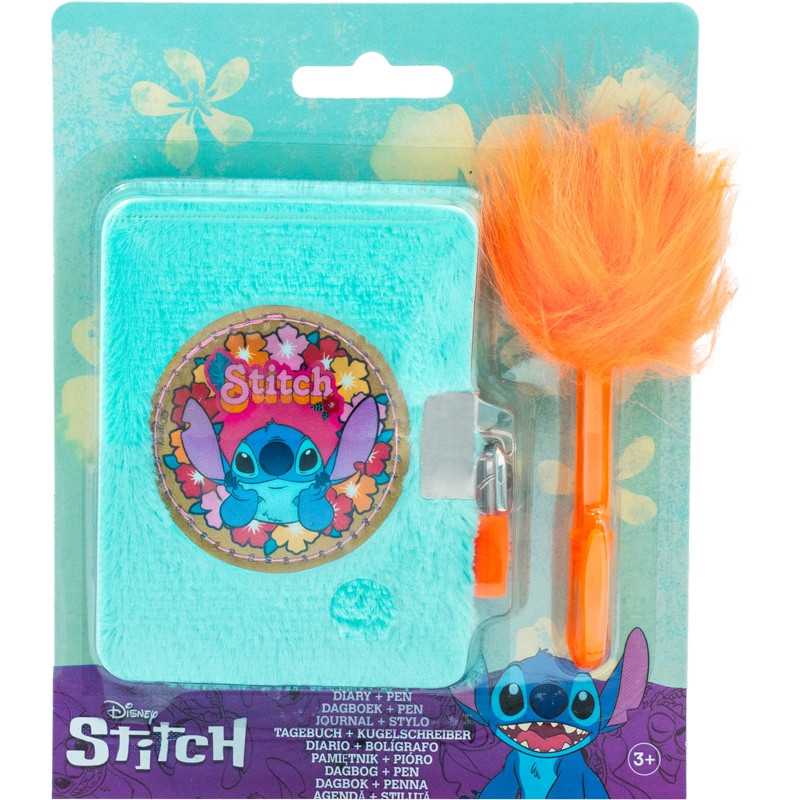 Disney Stitch Plush Diary Set