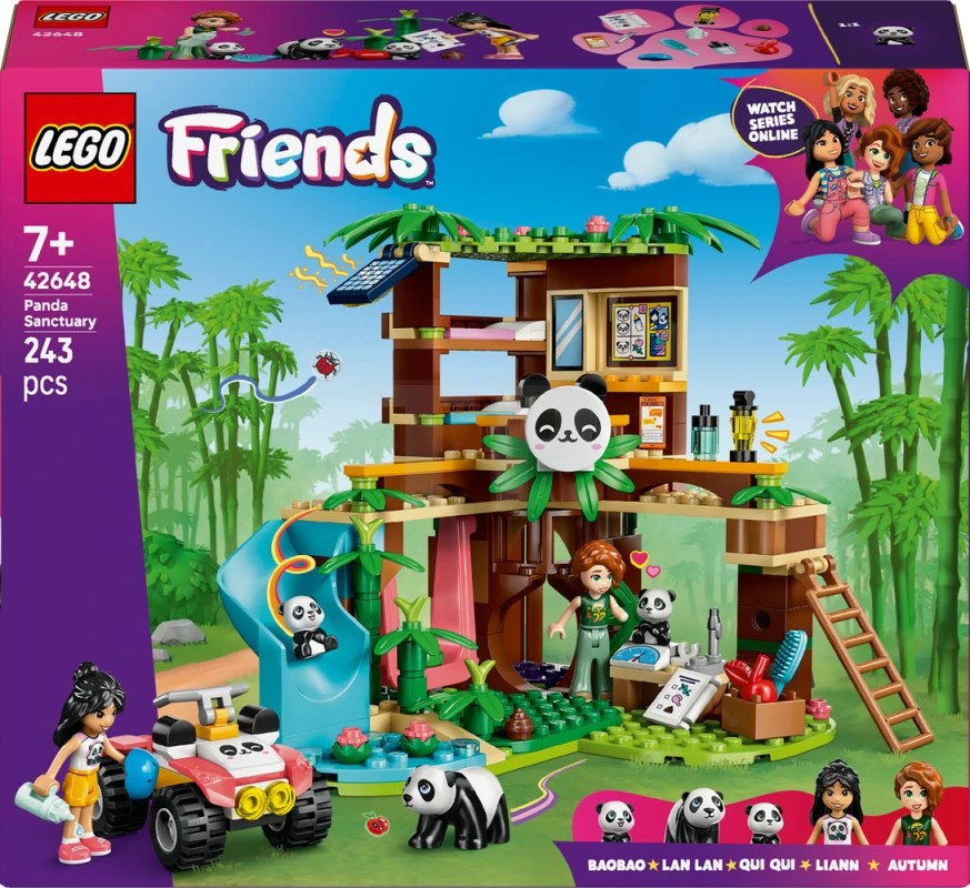 LEGO Friends 42648 Panda Sanctuary Animal Care Set