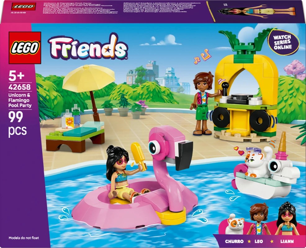 42658 Unicorn və Flamingo Hovuz Partisi