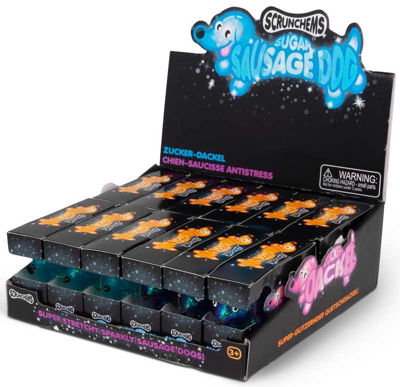 SCRUNCHEMS SUGAR SAUSAGE DOG ASSORTED