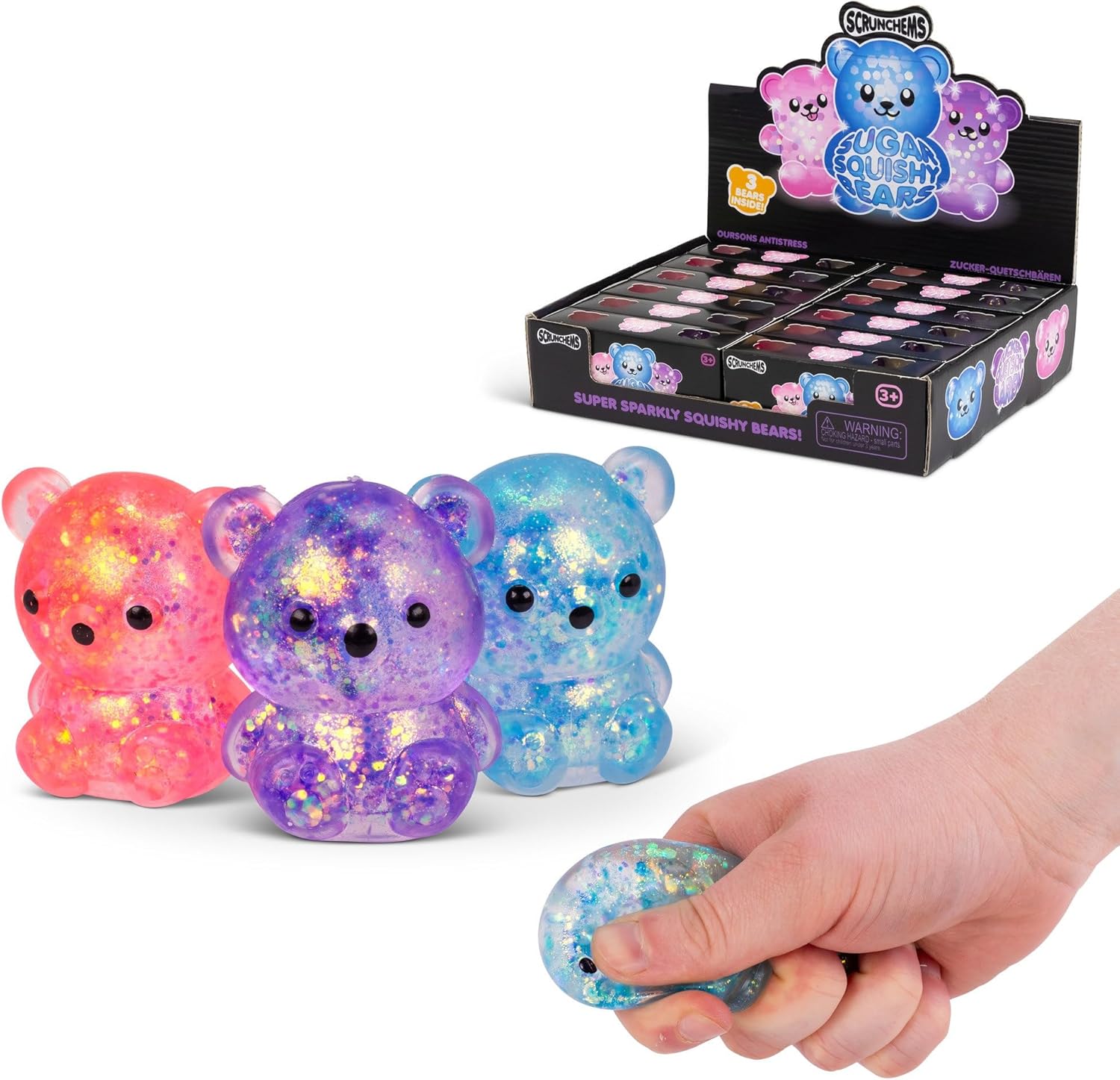 SCRUNCHEMS SUGAR DIDDY BEARS Assorted