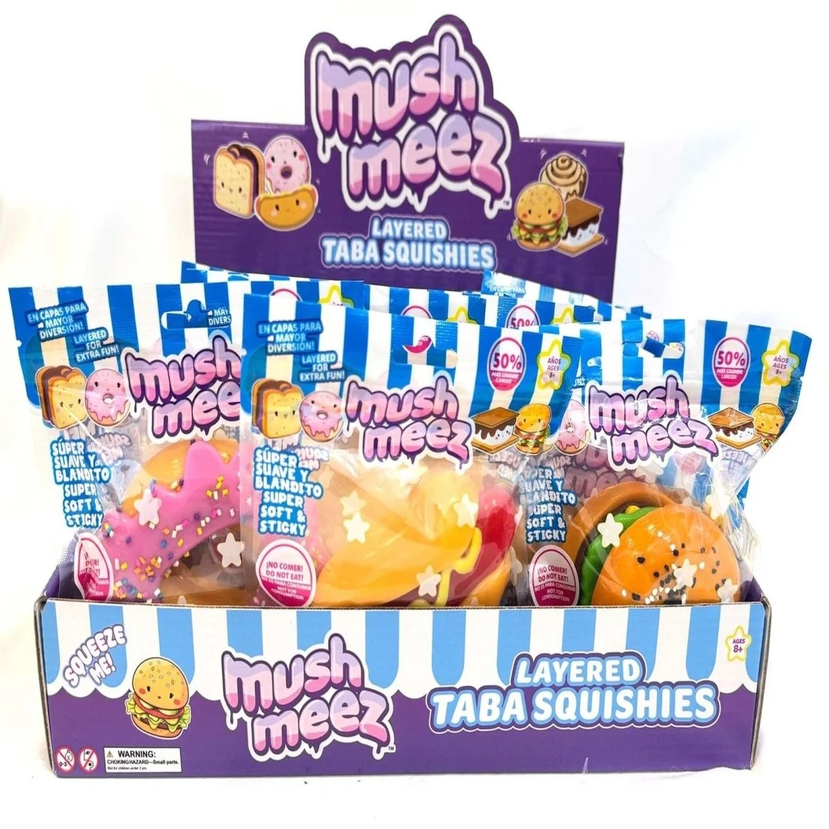 Mushmeez Taba Squishies Fidget Toy Assortment