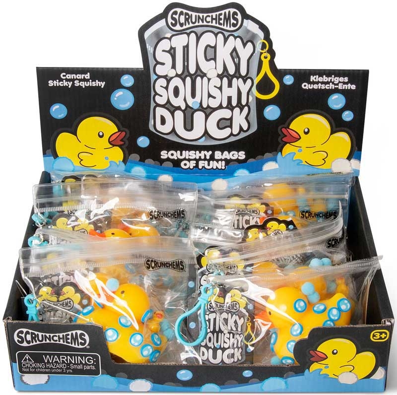 SCRUNCHEMS STICKY SQUISHY DUCK