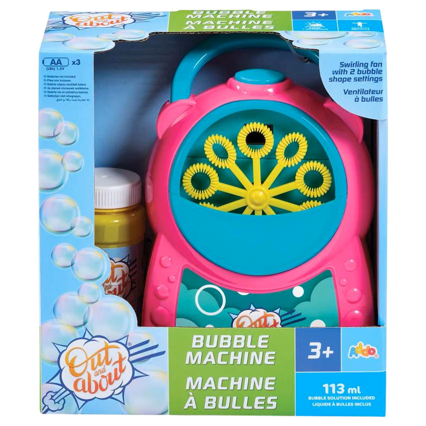 OUT AND ABOUT BUBBLE MACHINE AST