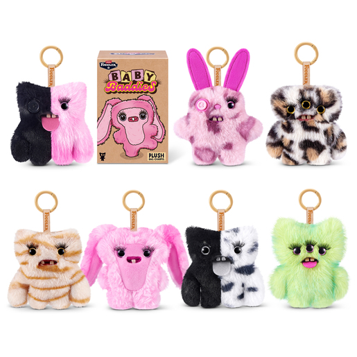 Fuggler Baby Baddies Fugg Mystery Plush Bag Charm by ZURU (Styles Vary)
