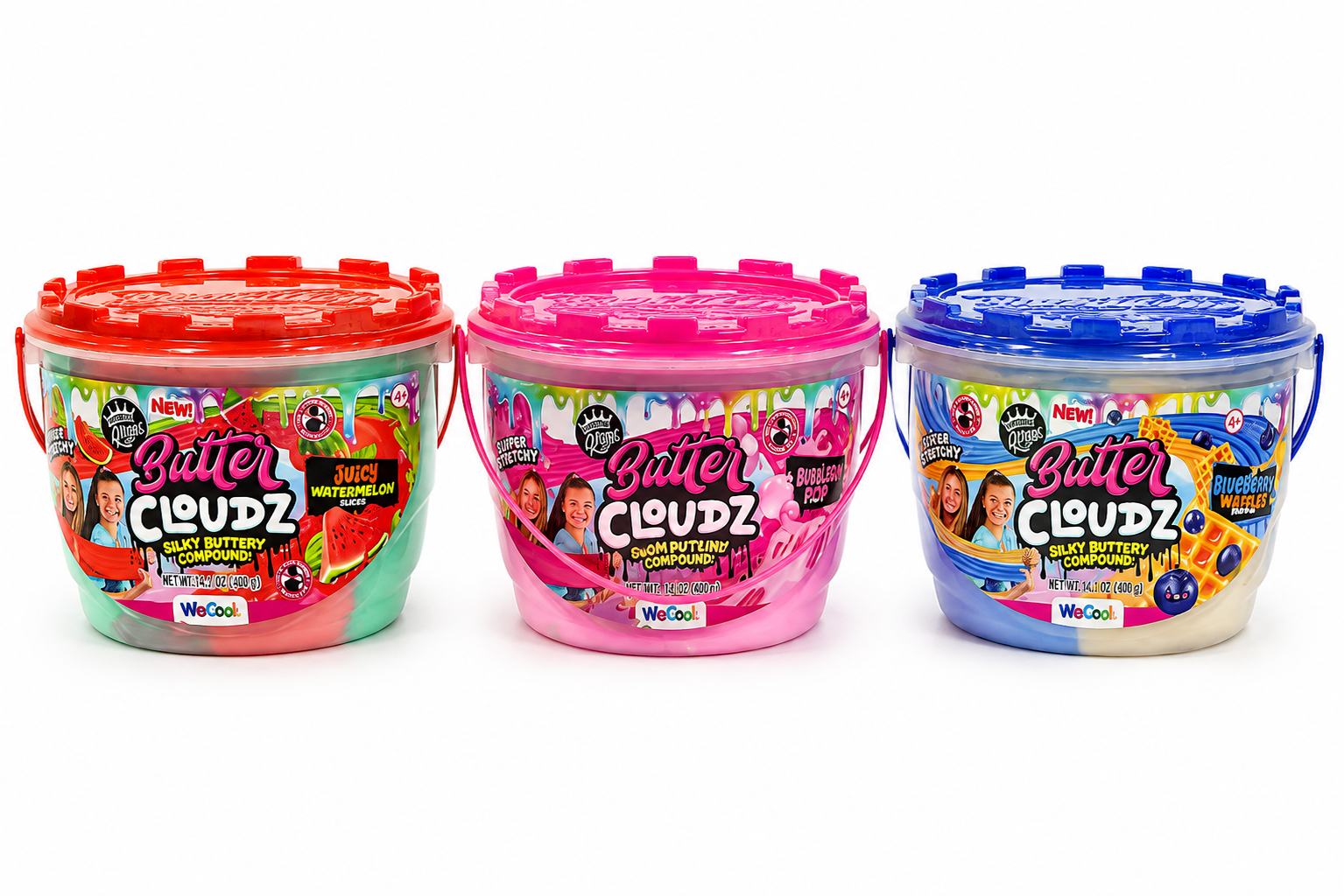 Compound Kings Fluffy Cloudz Butter Slime Bucket  Assortment