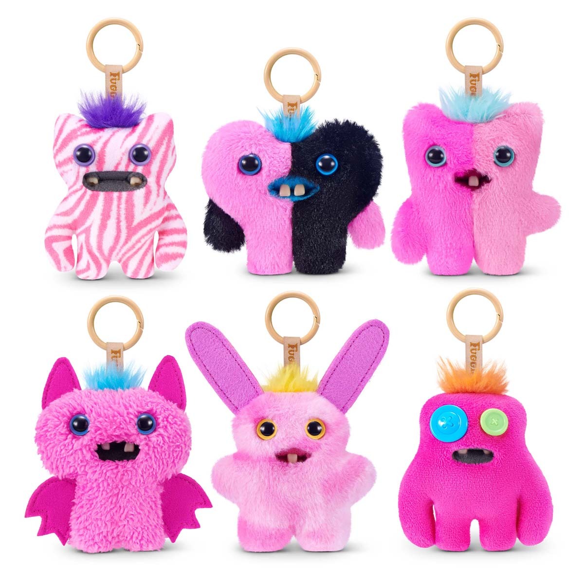 Fuggler Baby Pinkles Keyrings by ZURU (Styles Vary)
