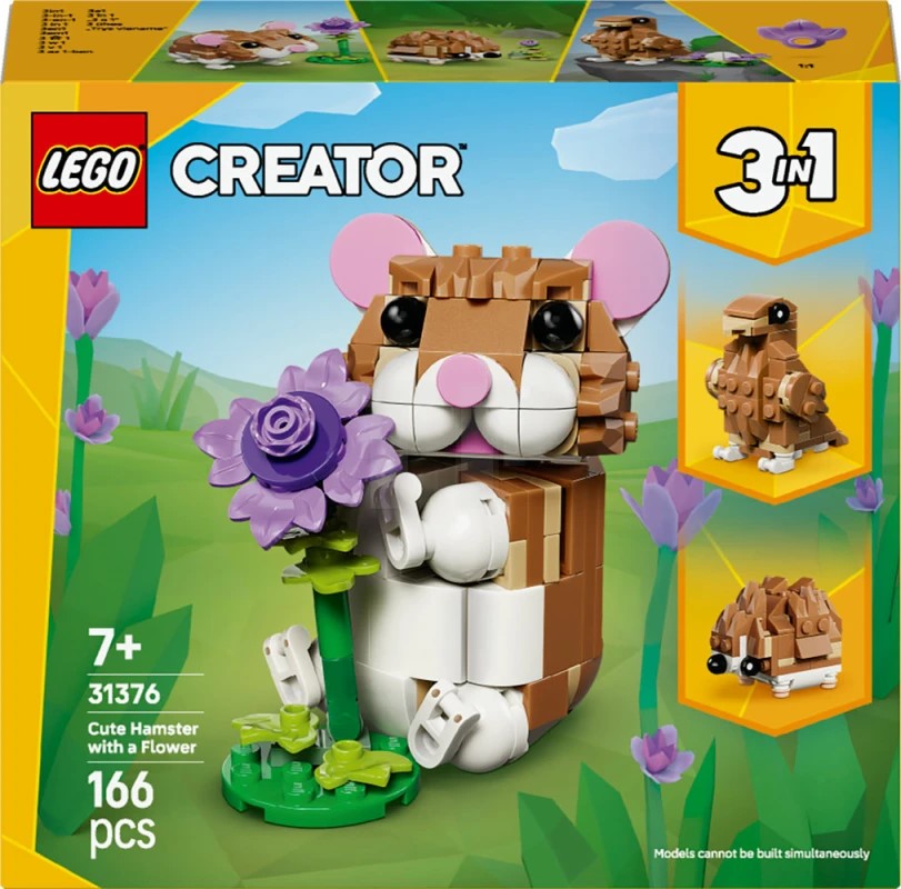 LEGO 31376 CUTE HAMSTER WITH A FLOWER V29
