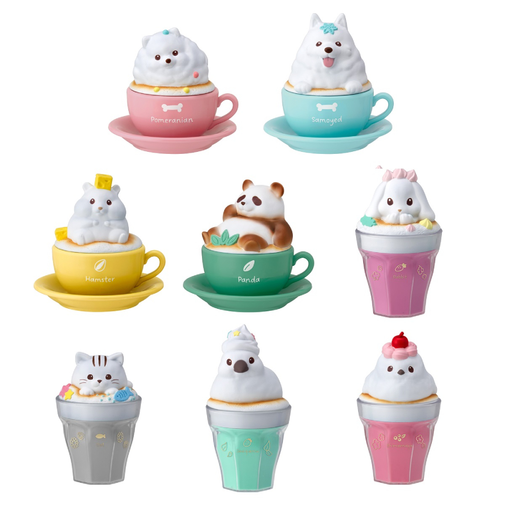 Animal Character Latte Art Case assorted