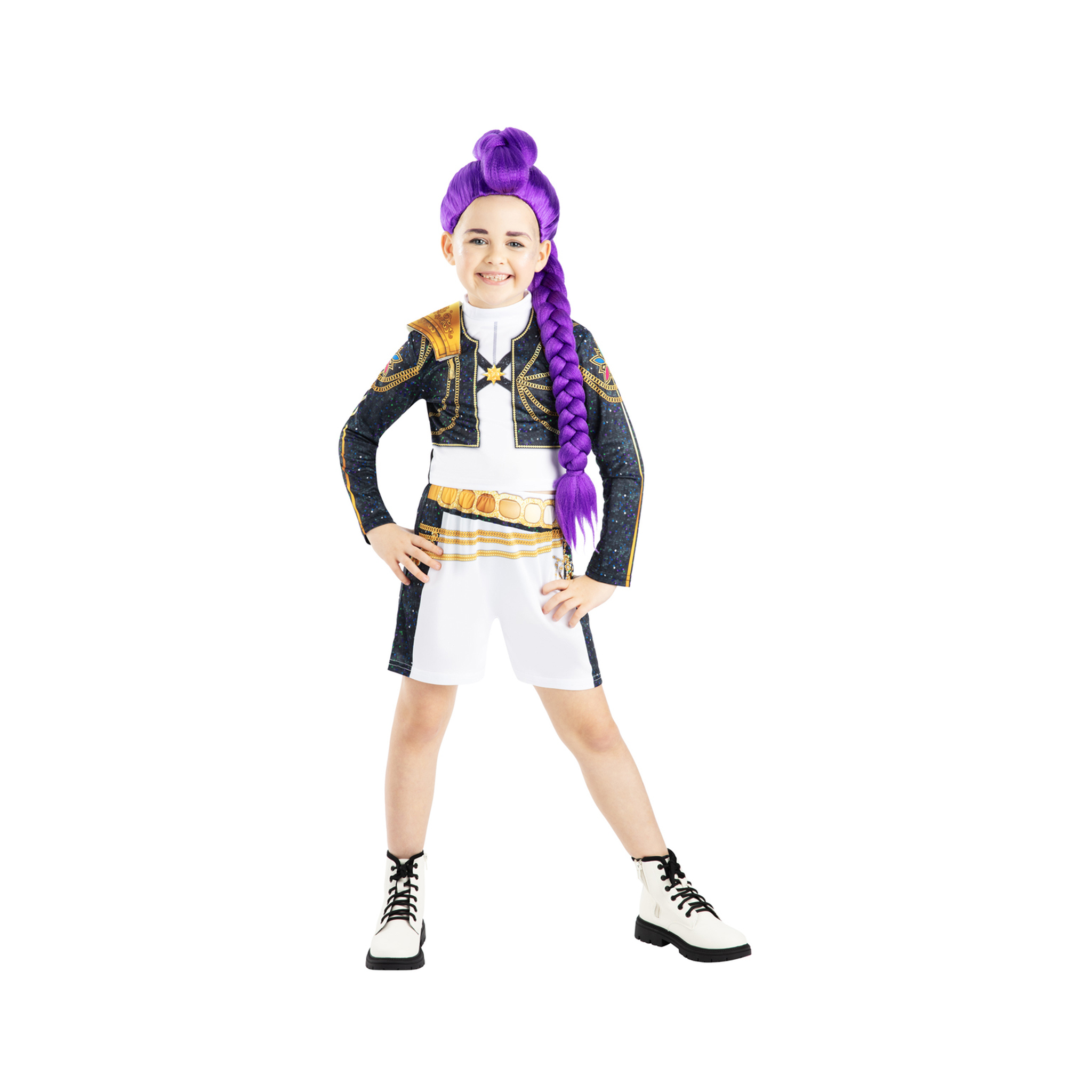 Rubies 7-8 Years KPop Demon Hunters Rumi Gold Dress Up Costume