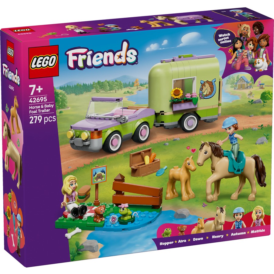 LEGO 42695 HORSE & BABY FOAL TRAILER V29