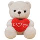 28Cm I Love You Heart Bear - Cream