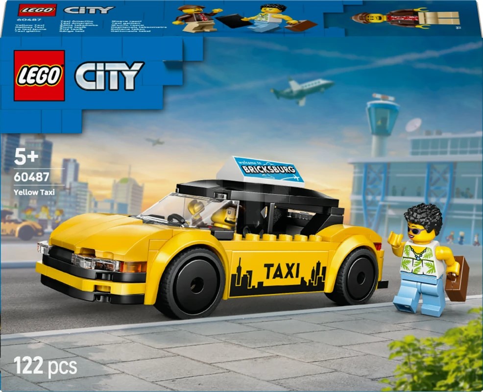 LEGO 60487 YELLOW TAXI V29
