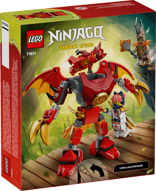 LEGO 71851 KAI'S DRAGON MECH BATTLE PACK V29