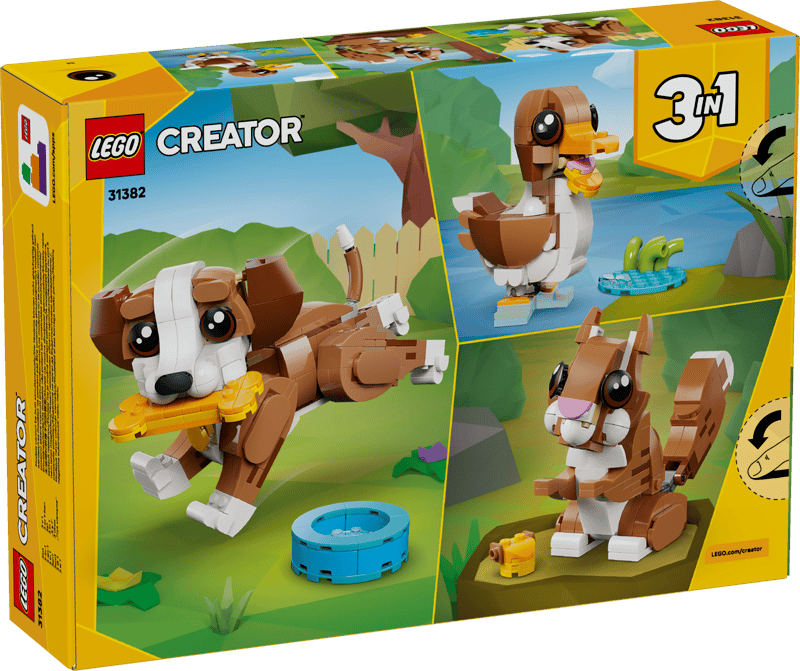 LEGO 31382 CUTE ANIMALS: PLAYFUL PUPPY.. V29
