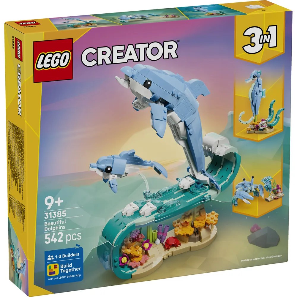 LEGO 31385 SEA ANIMALS: BEAUTIFUL DOLPH.. V29