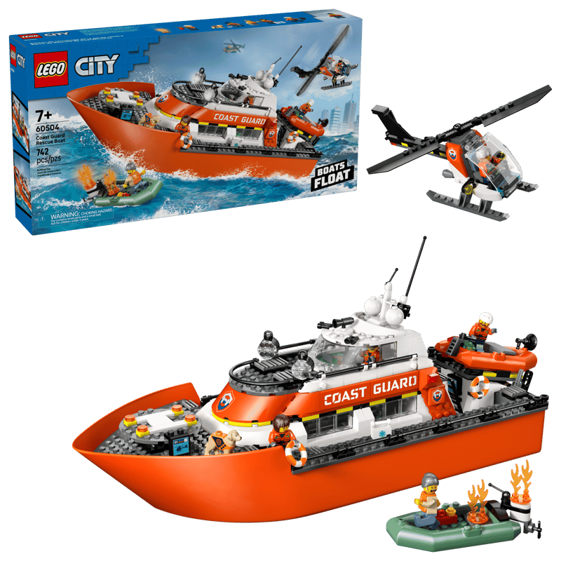 LEGO 60504 COAST GUARD RESCUE BOAT & HE.. V29