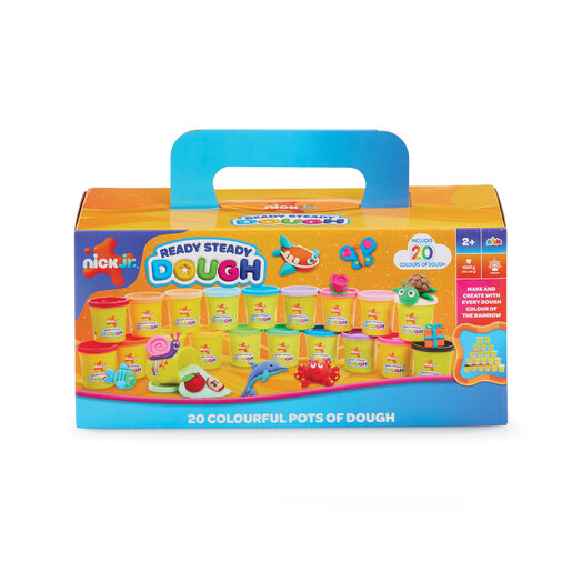 Nick Jr. Ready Steady Dough 20 Colourful Pots of Dough
