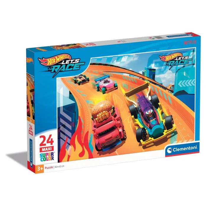 Hot Wheels Maxi Pazl – 24 Parça