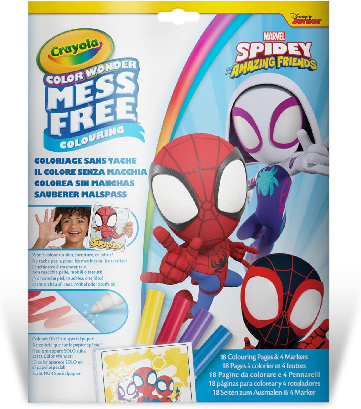 CRAYOLA Coloring Set Color Wonder Marvel Spidey