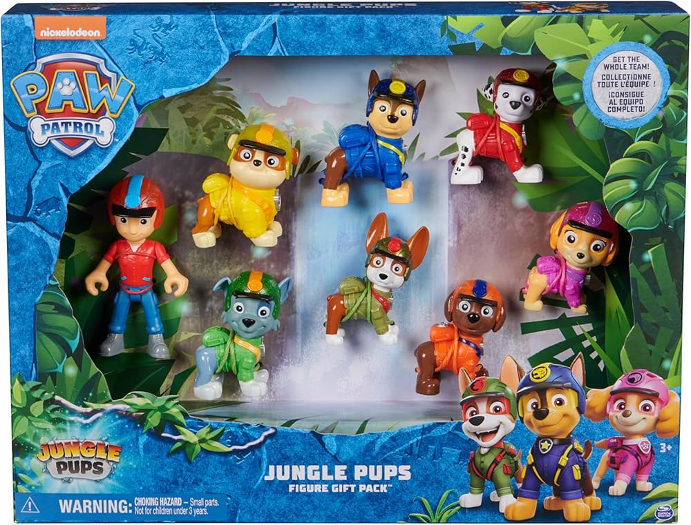 Jungle Pups Action Figures Gift Pack