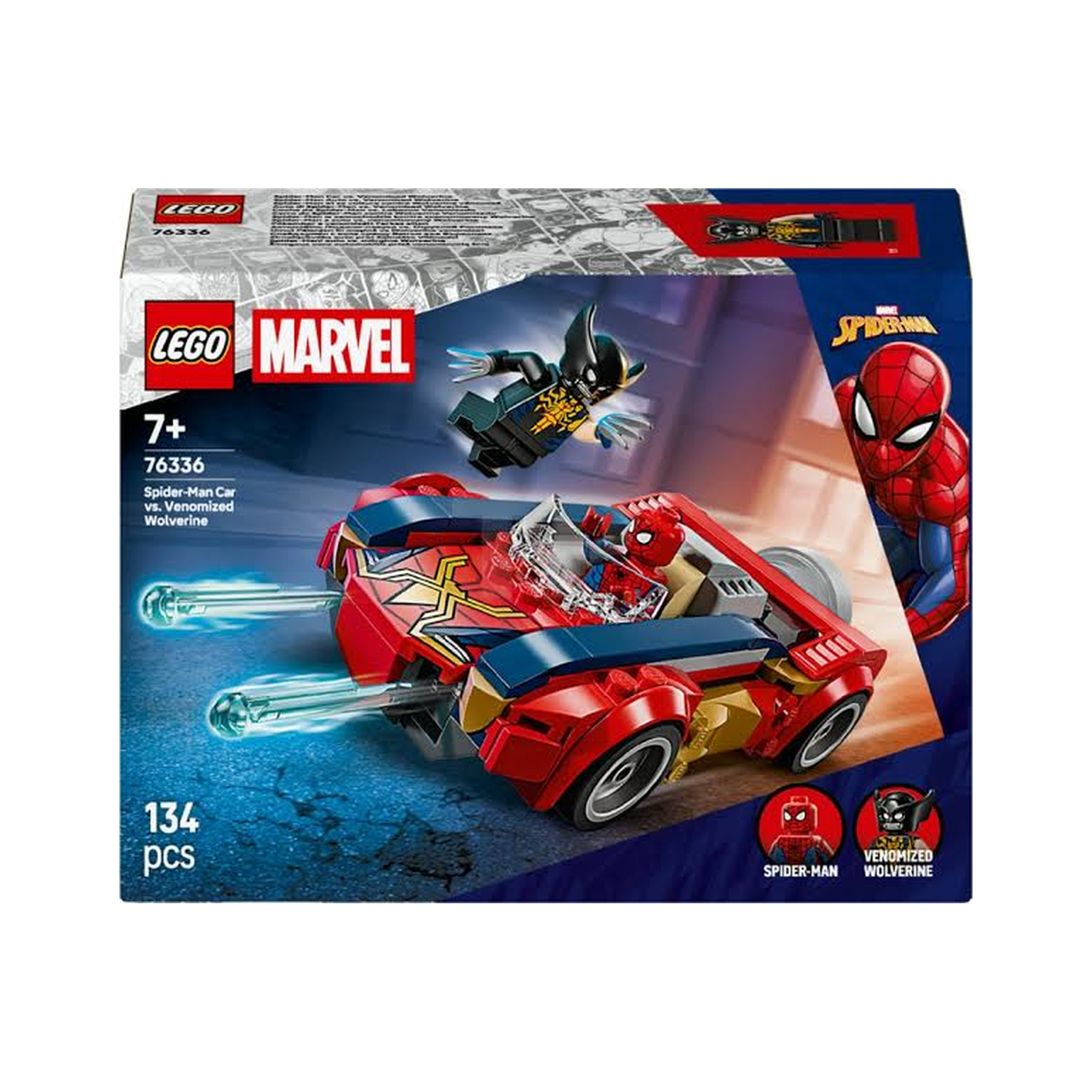 LEGO 76336 SPIDER-MAN CAR VS. VENOMIZED.. V29
