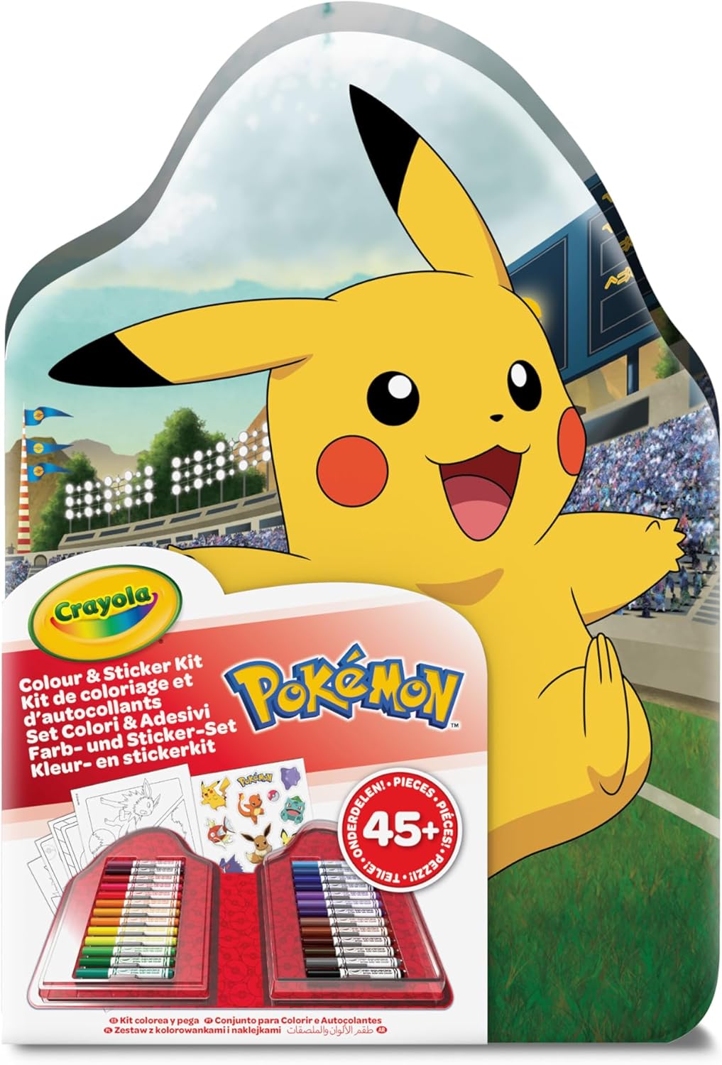 Crayola - Pokemon Colour and Sticker Set