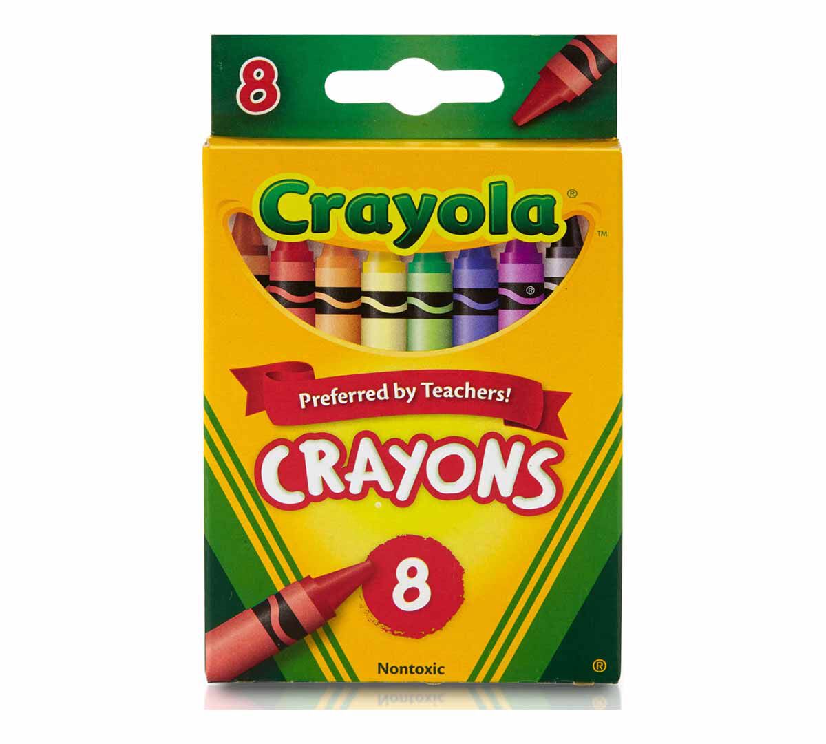 8 Crayons