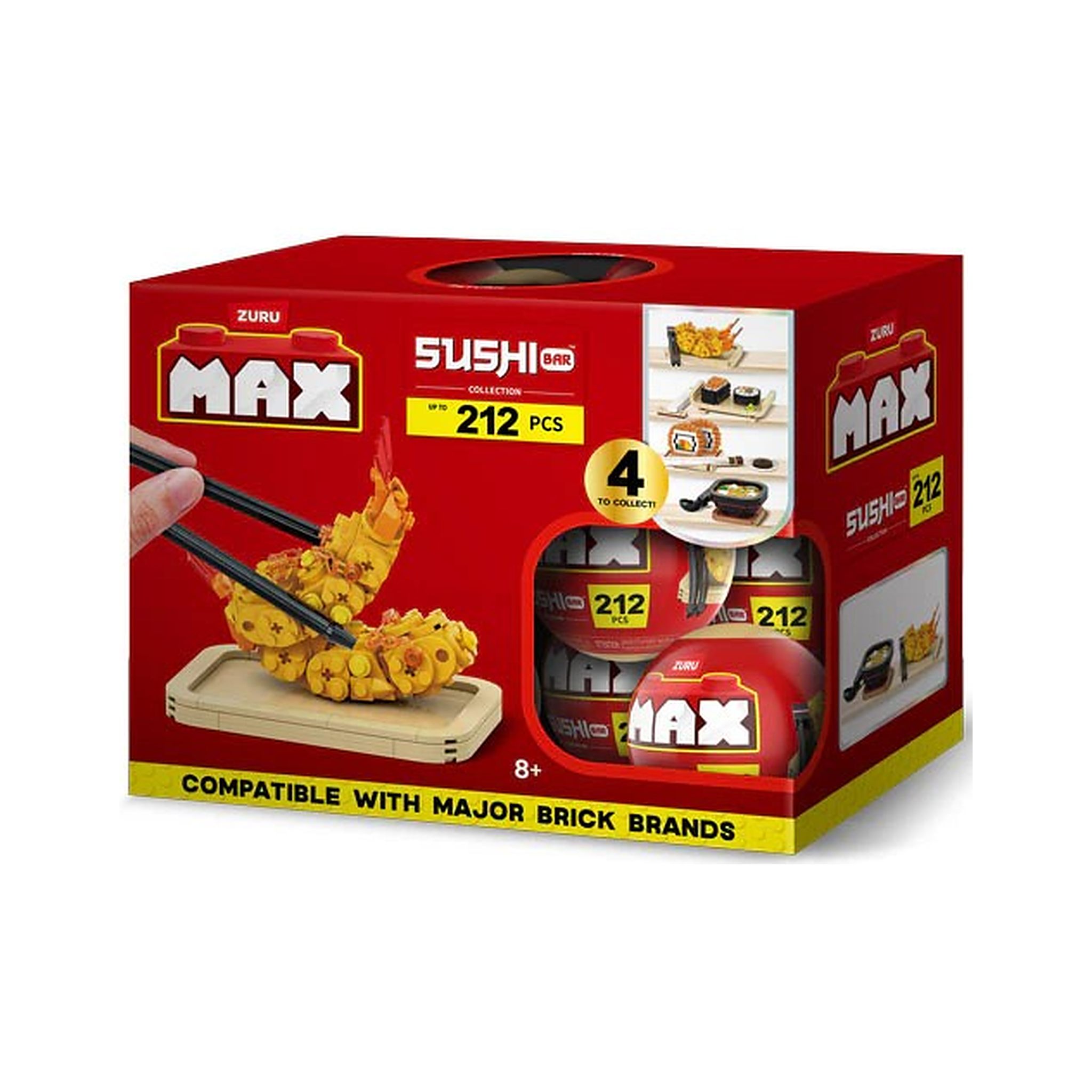 Premium Sushi Bar Collection Building Block Capsules