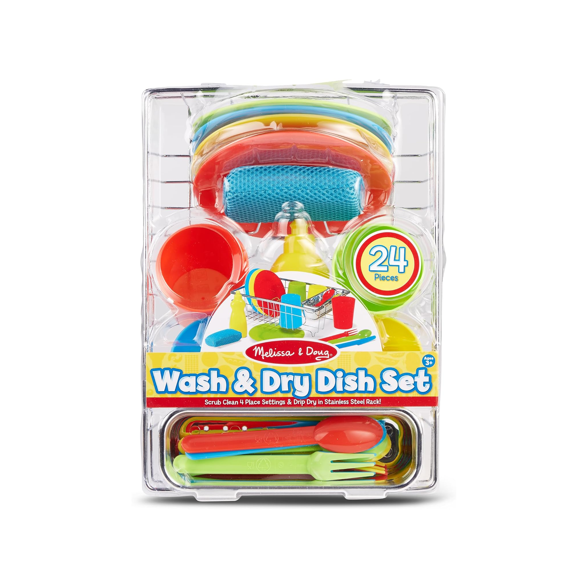 Игровой набор Melissa And Doug Let's Play House Wash and Dry Dish 14282