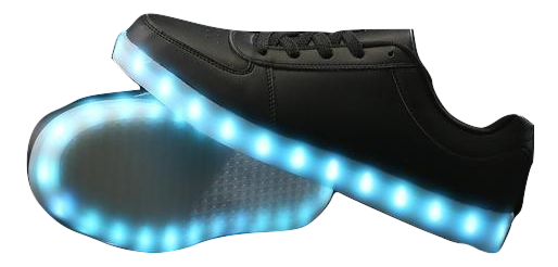 Led Shoe Black Size 9