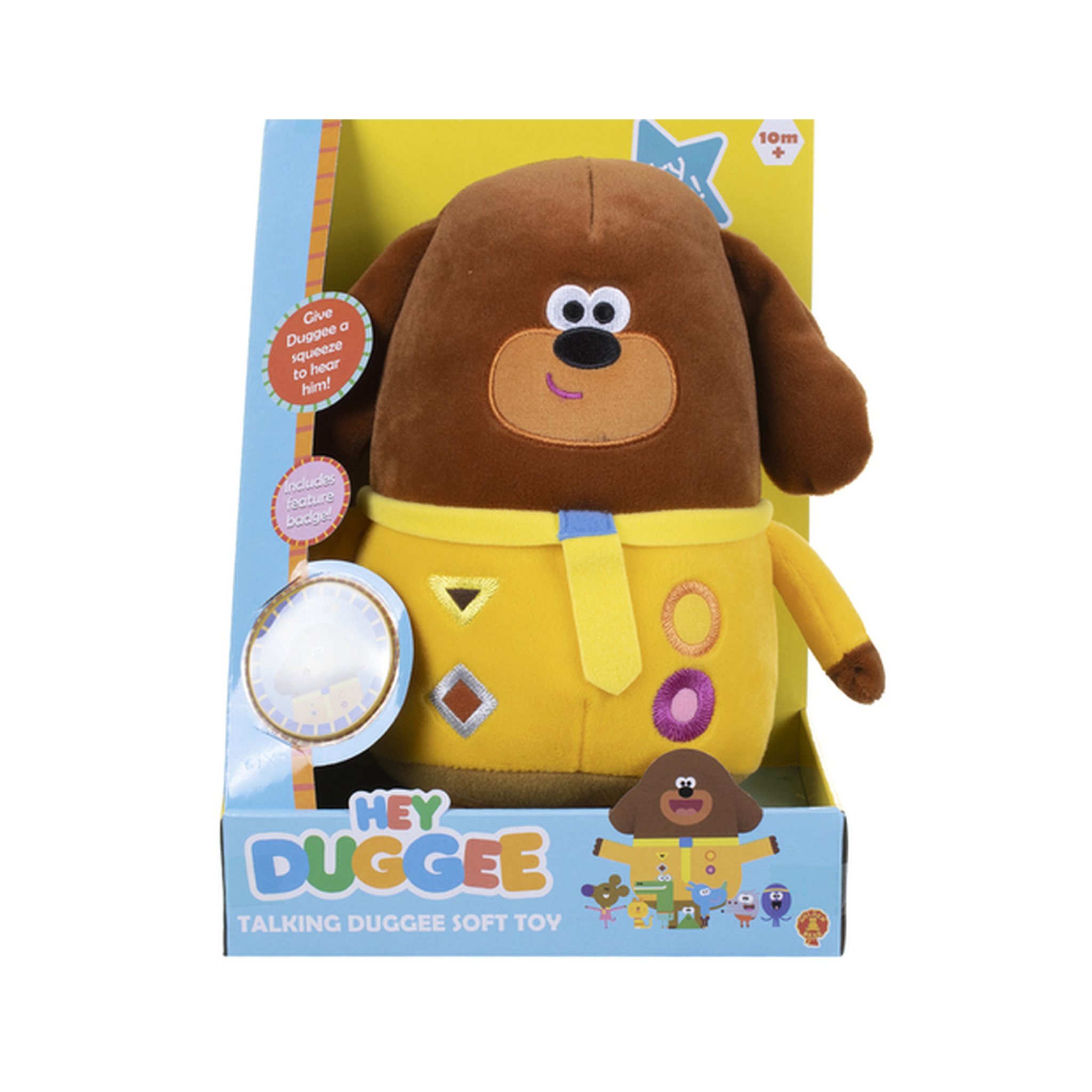 Yumşaq oyuncaq Golden Bear Products Ltd Hey Duggee Talking 1869R, 3+ yaş, 
20 sm