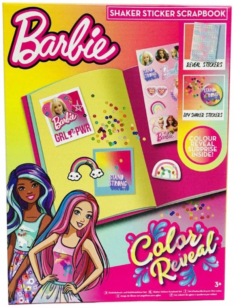 Stikerlər və albom dəsti Barbie 99-0013, 3+ yaş