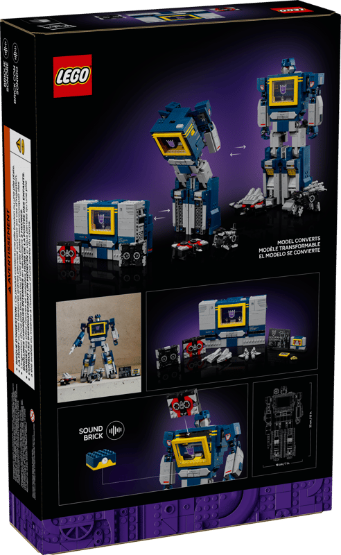 LEGO 10358 TRANSFORMERS: SOUNDWAVE V29