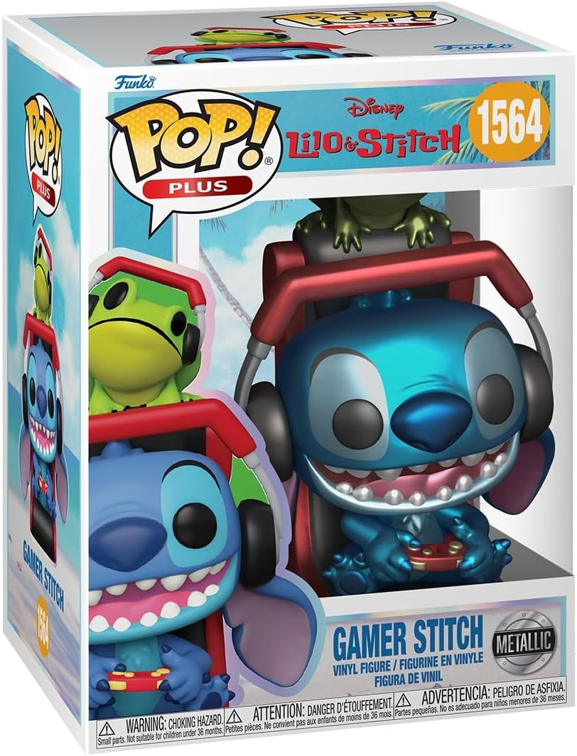 Funko Pop! Plus: Lilo and Stitch - Gamer Stitch