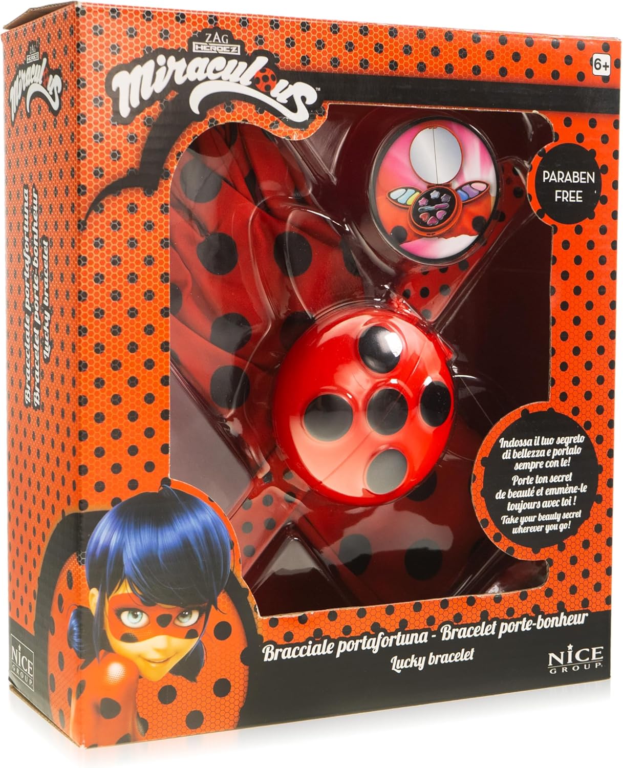 Nice Miraculous Ladybug Makiyaj və Talisman Bilərzik Dəsti