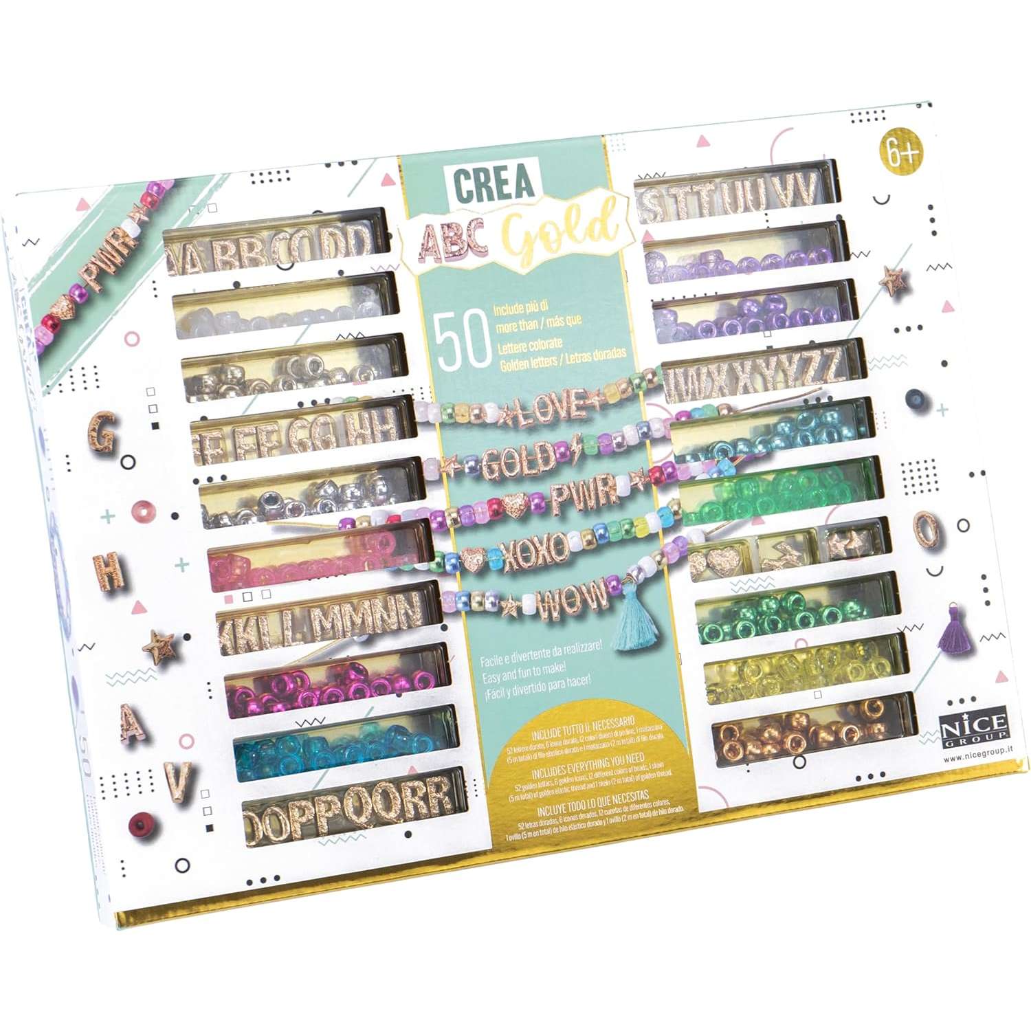 Nice Precious Gold ABC muncuq dəsti