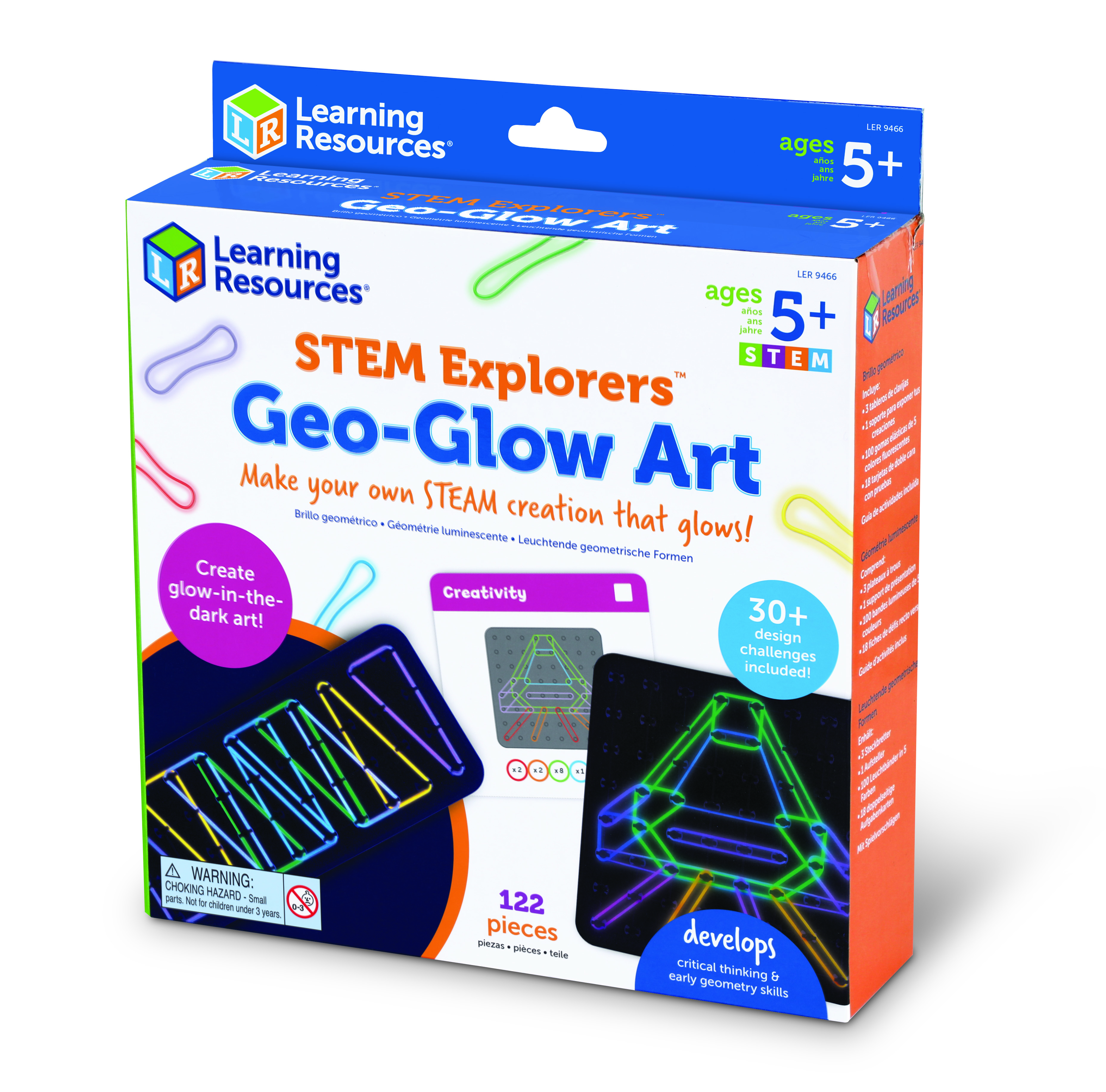 İnkişaf etdirən oyuncaq Learning Resources STEM Explorers Geo-Glow Art