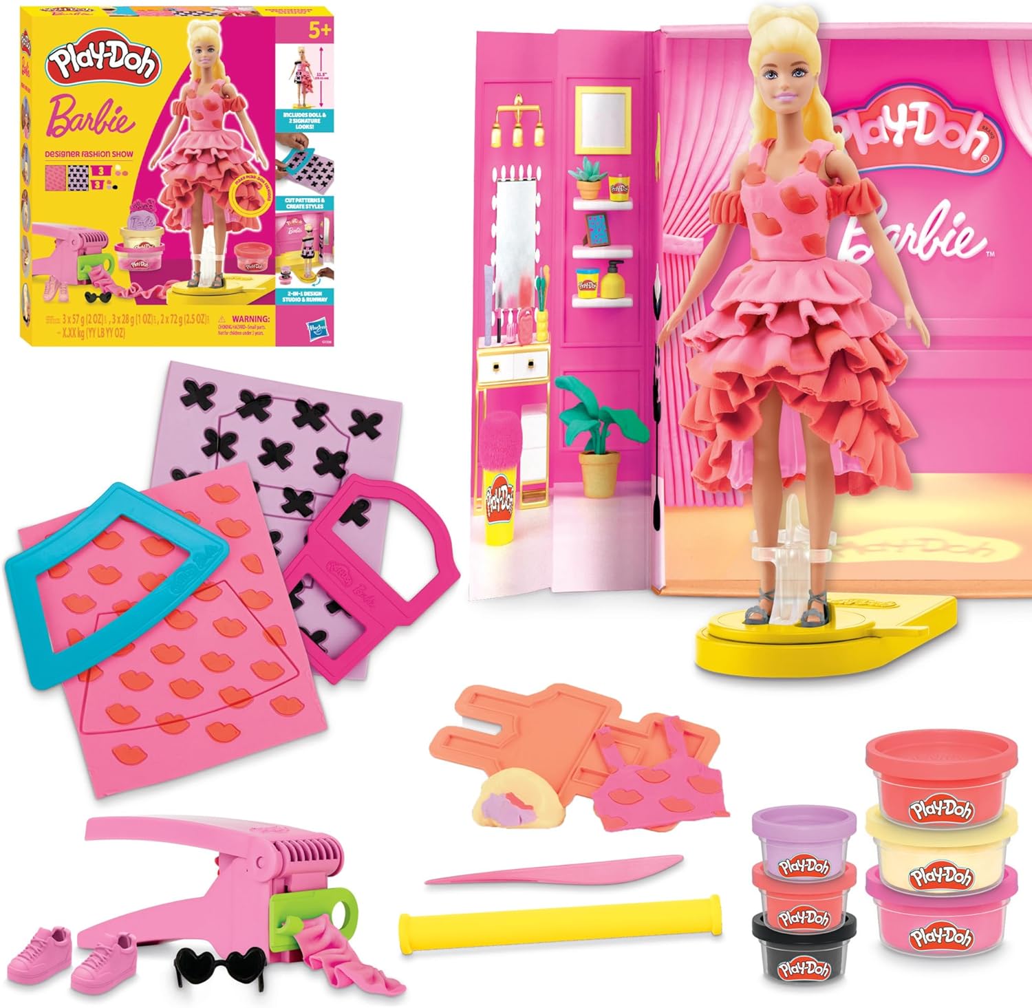 PLAY DOH BARBIE DESIGNER PATTERNS PACKS MÜXTƏLİF ÇEŞİDLİ