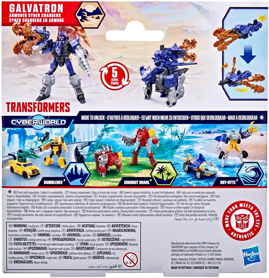 TRANSFORMERS CYBERWORLD ARMORED CYBER CHANGE MÜXTƏLİF ÇEŞİDLİ