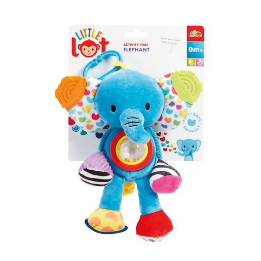Little Lot Activity Time Elephant Pram Toy