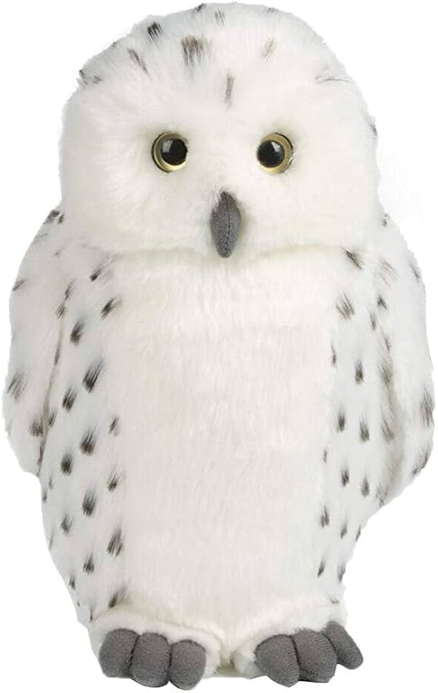 Living Nature Snowy Owl Stuffed Animal