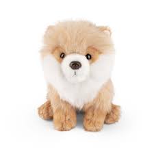 Living Nature Pomeranian Dog Plush Soft Toy