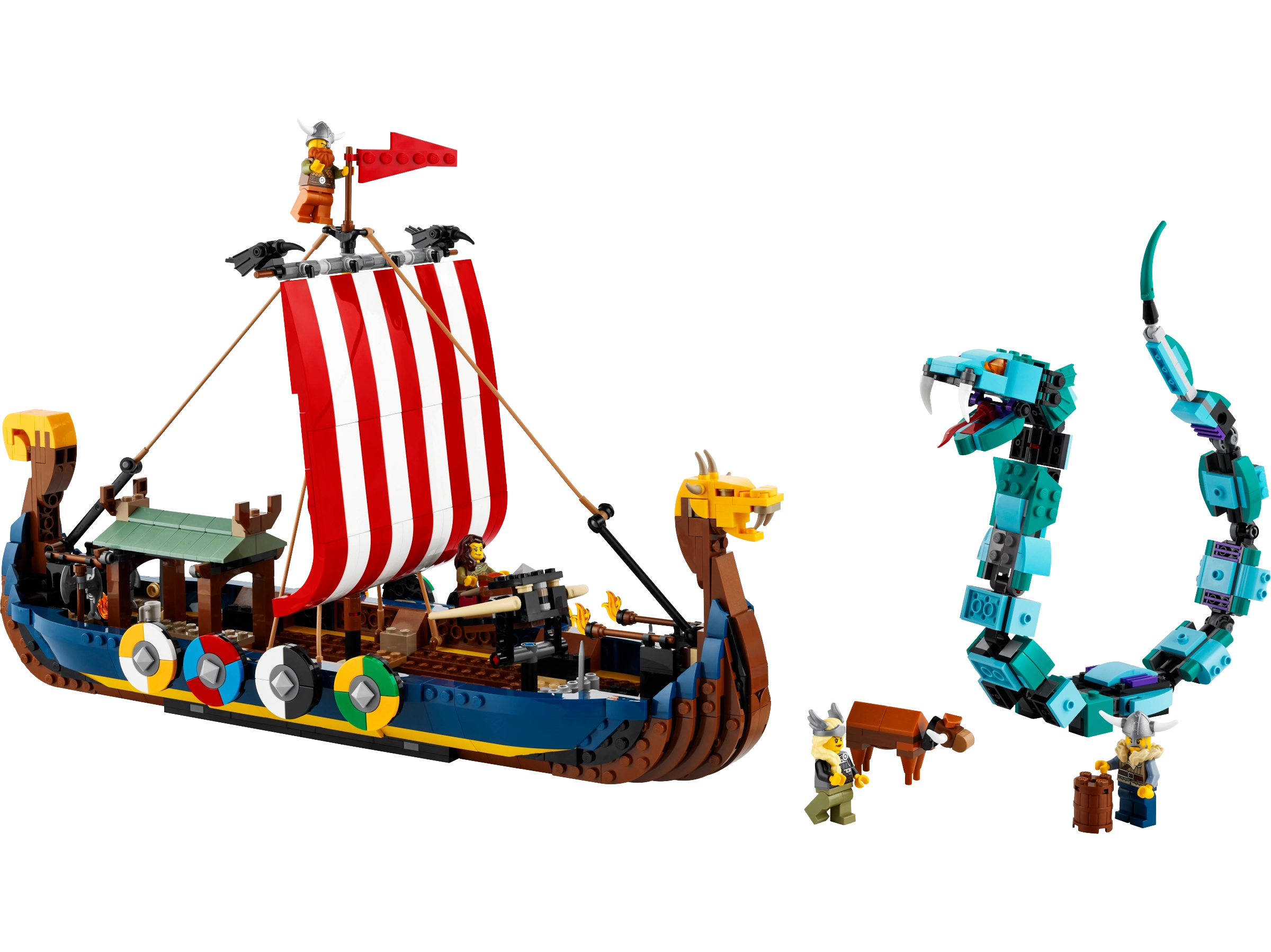 31132 Viking Ship And The Midgard Serpent