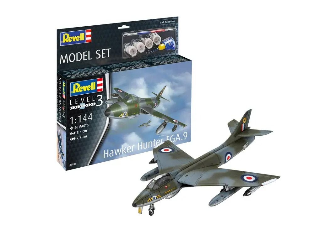 MODEL SET HAWKER HUNTER FGA.9