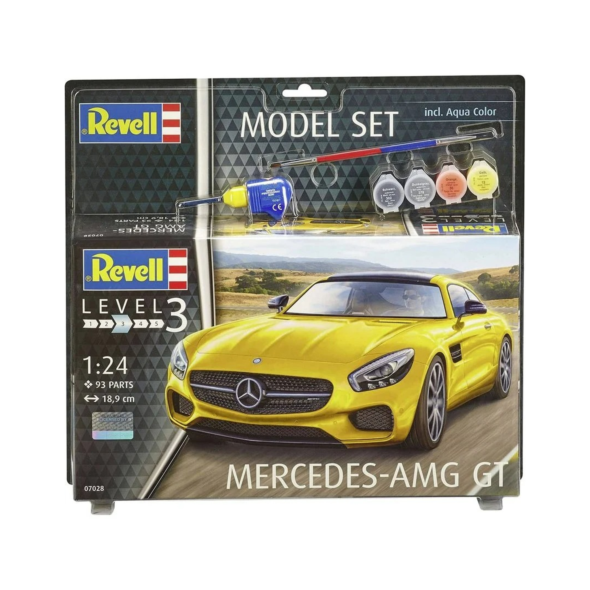 Metal konstruktor Revell 67028 Mercedes-AMG GT, 93element
