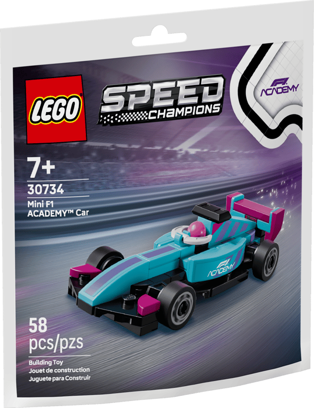 LEGO Speed Champions 30734 Mini F1 ACADEMY avtomobili 30734
