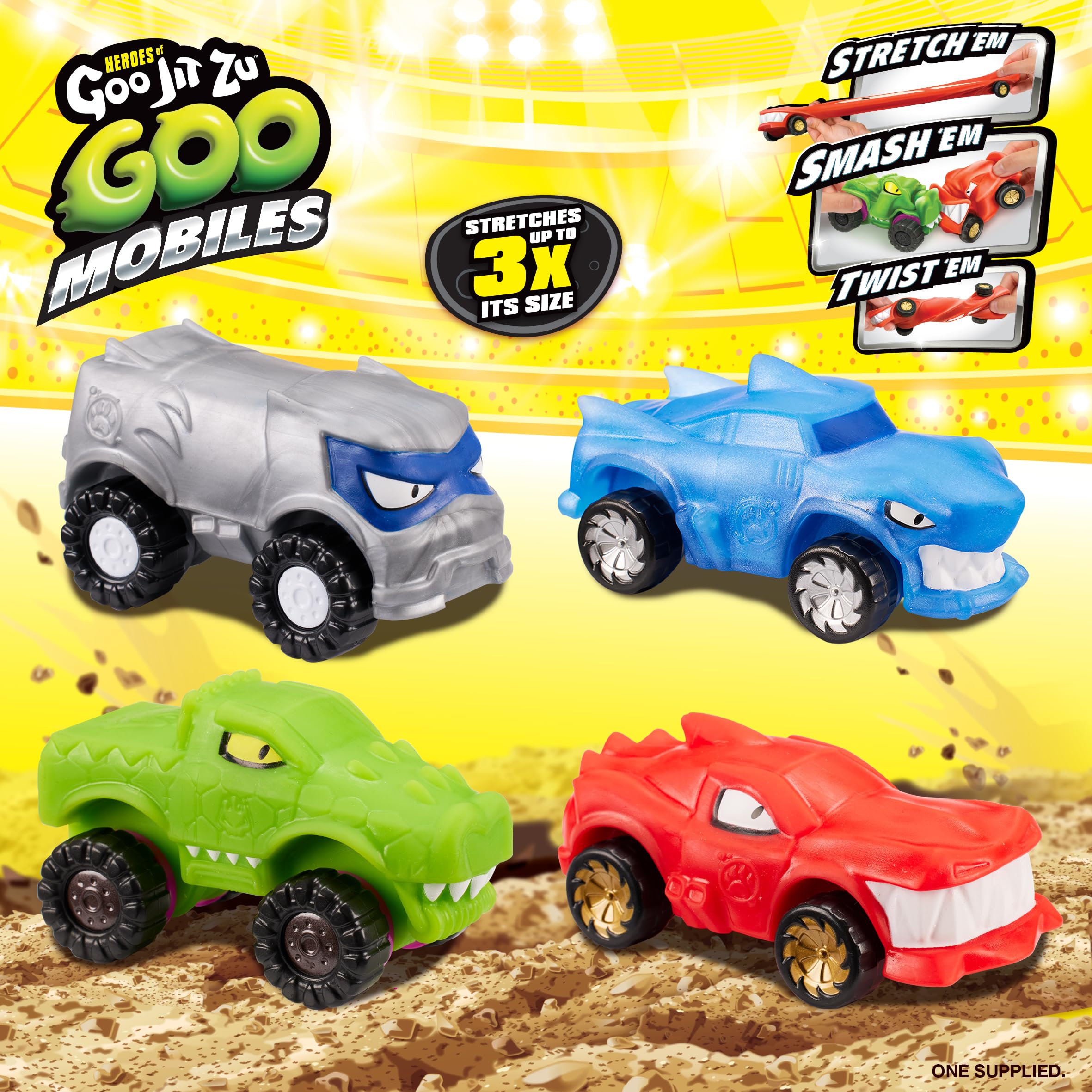 STRETCHY SAND MONSTER CARS