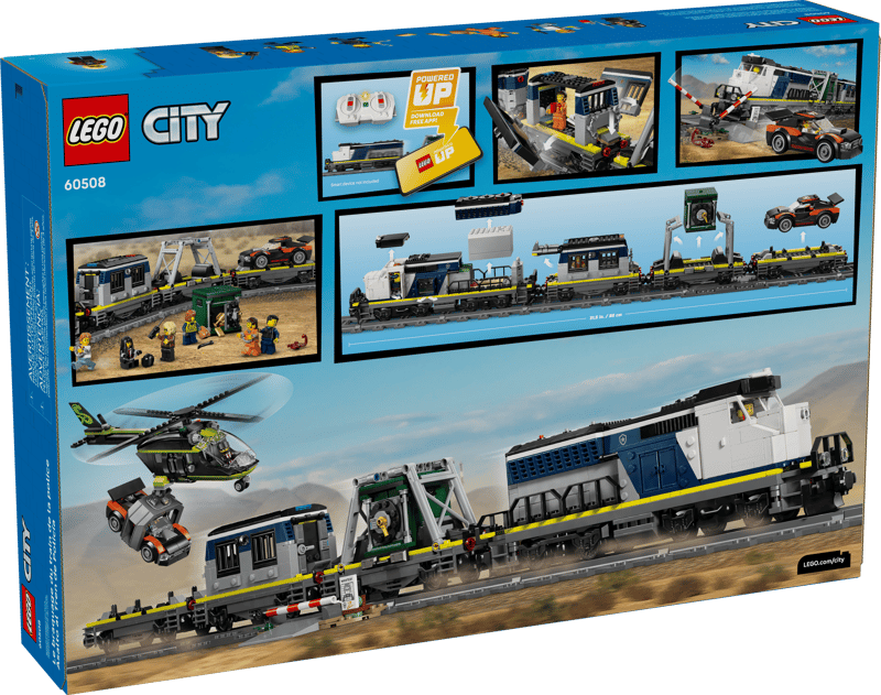 LEGO City 60508 “Polis qatarına hücum