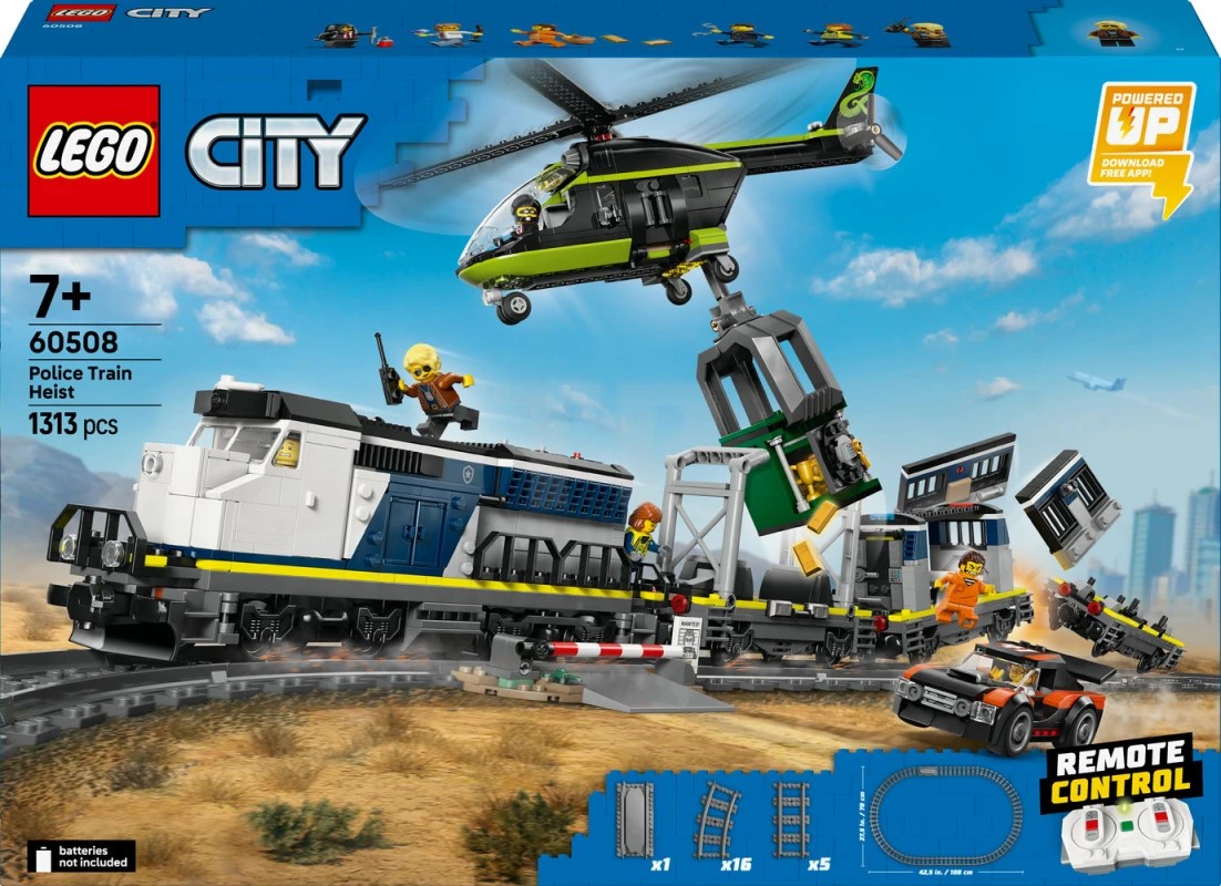 LEGO City 60508 “Polis qatarına hücum